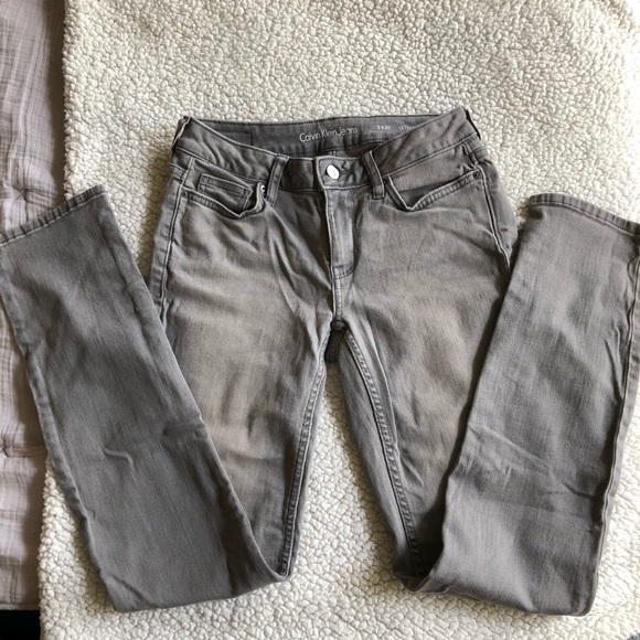 Grey Calvin Klein ultimate skinny jeans - Picture 6 of 10